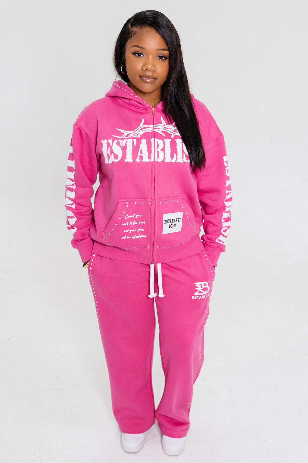 PINK HOODIE