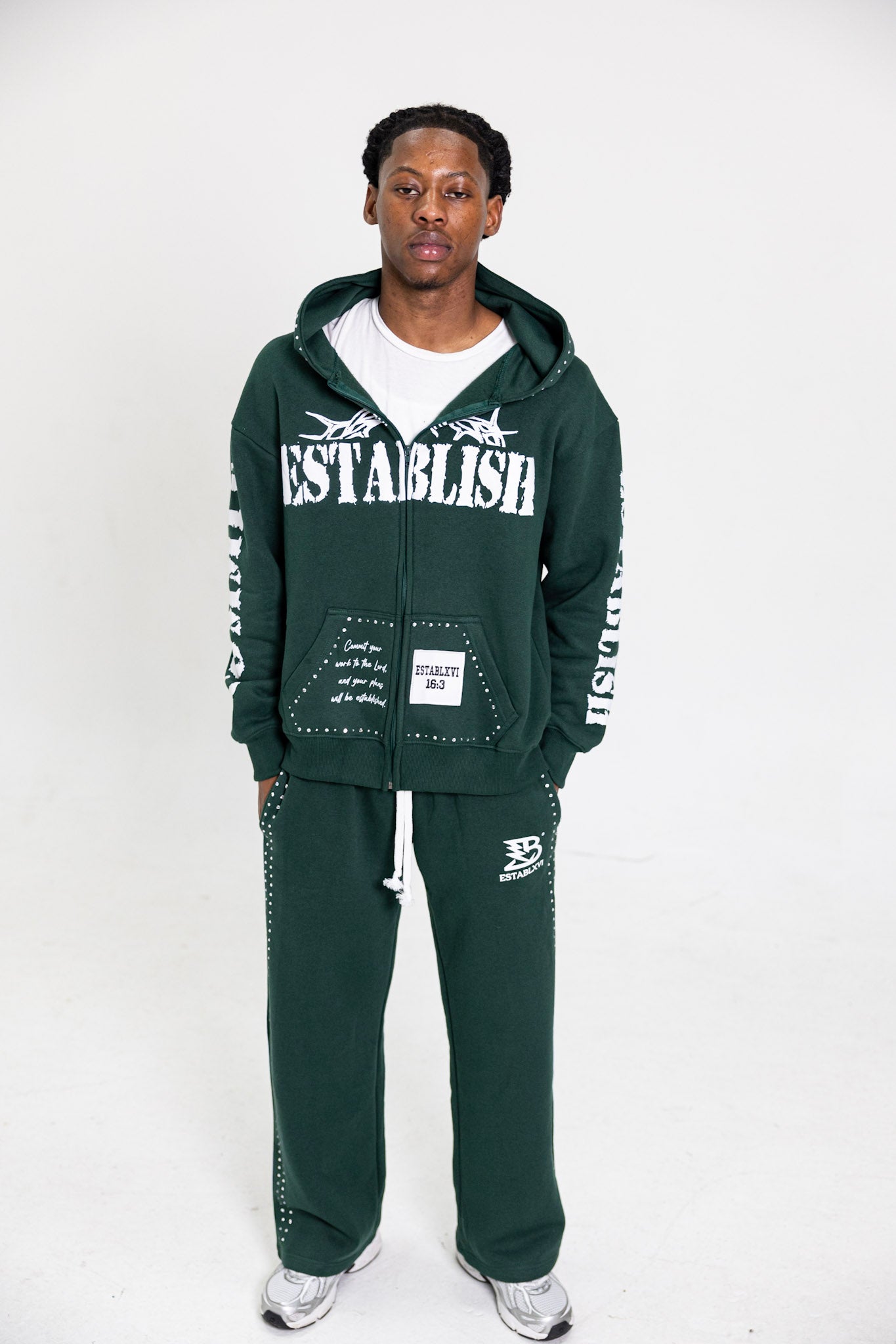 GREEN HOODIE