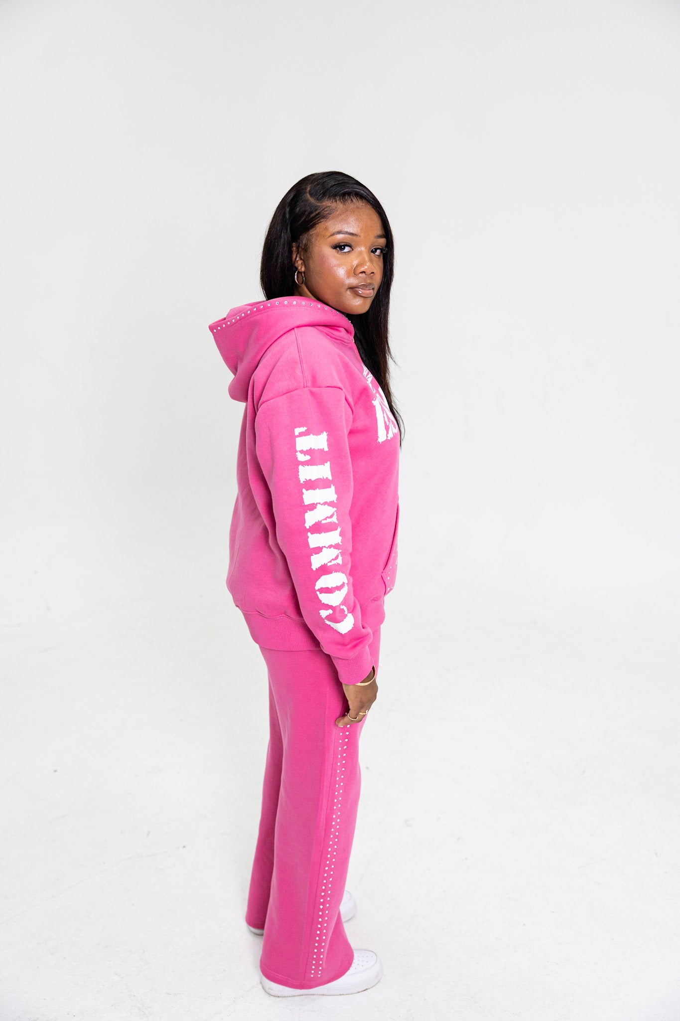 PINK HOODIE