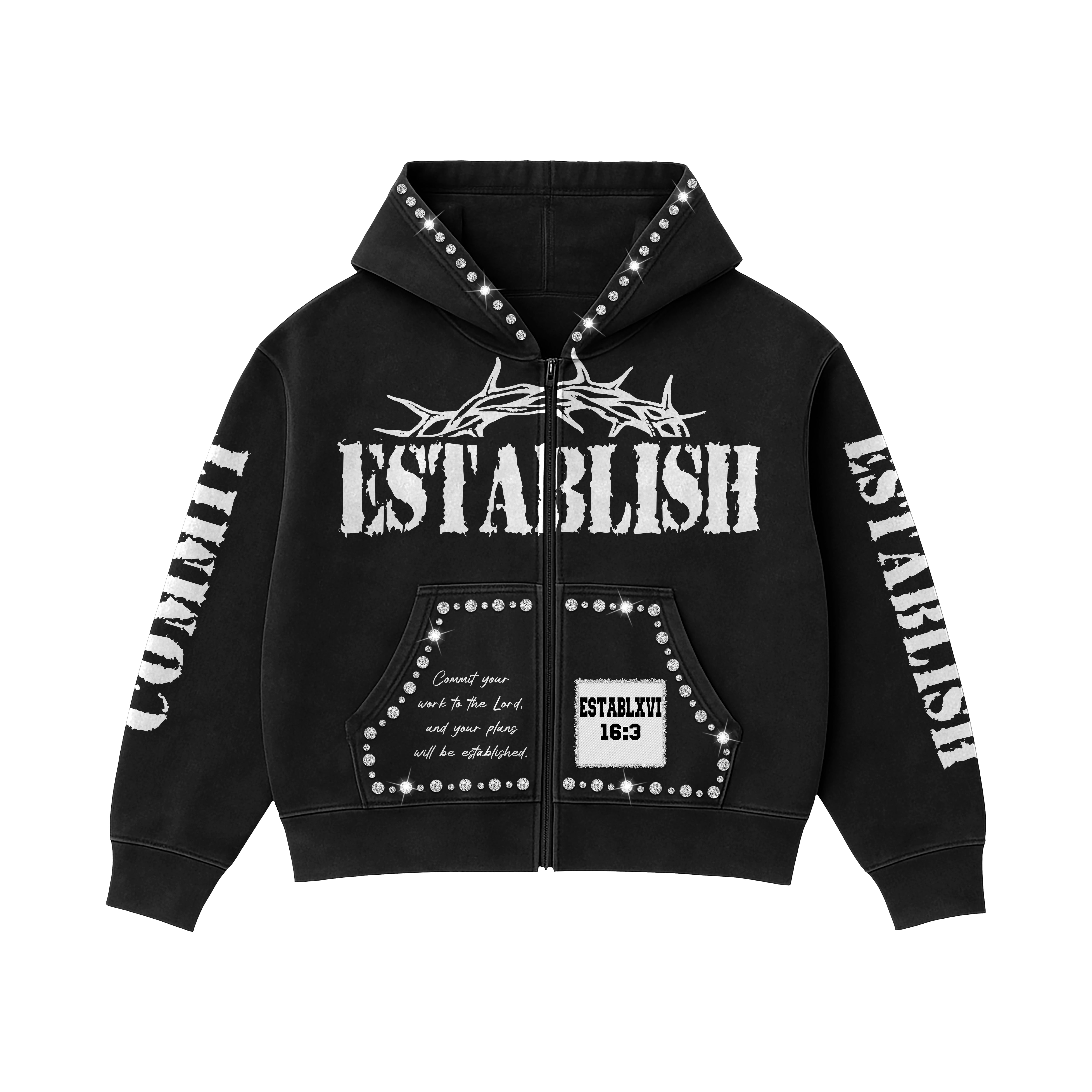BLACK HOODIE