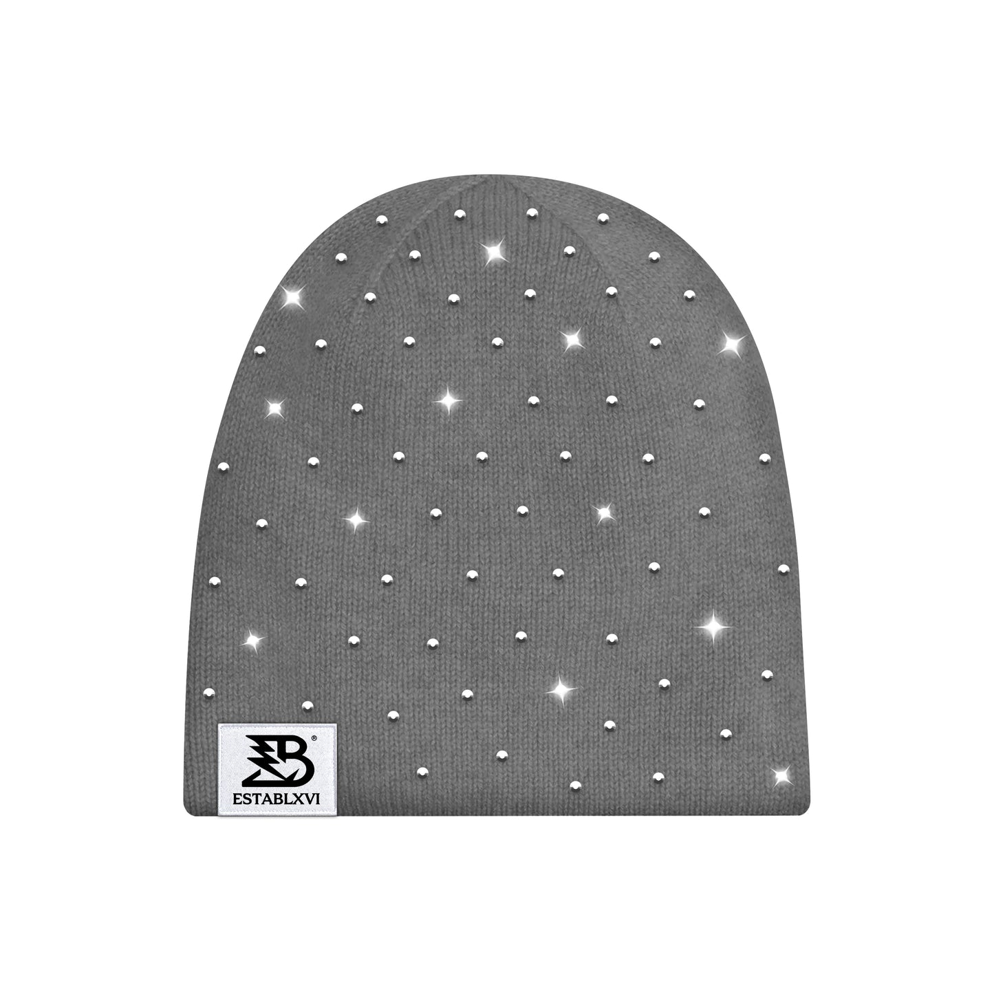 GRAY SILK BEANIE