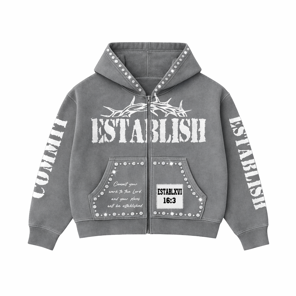 GRAY HOODIE
