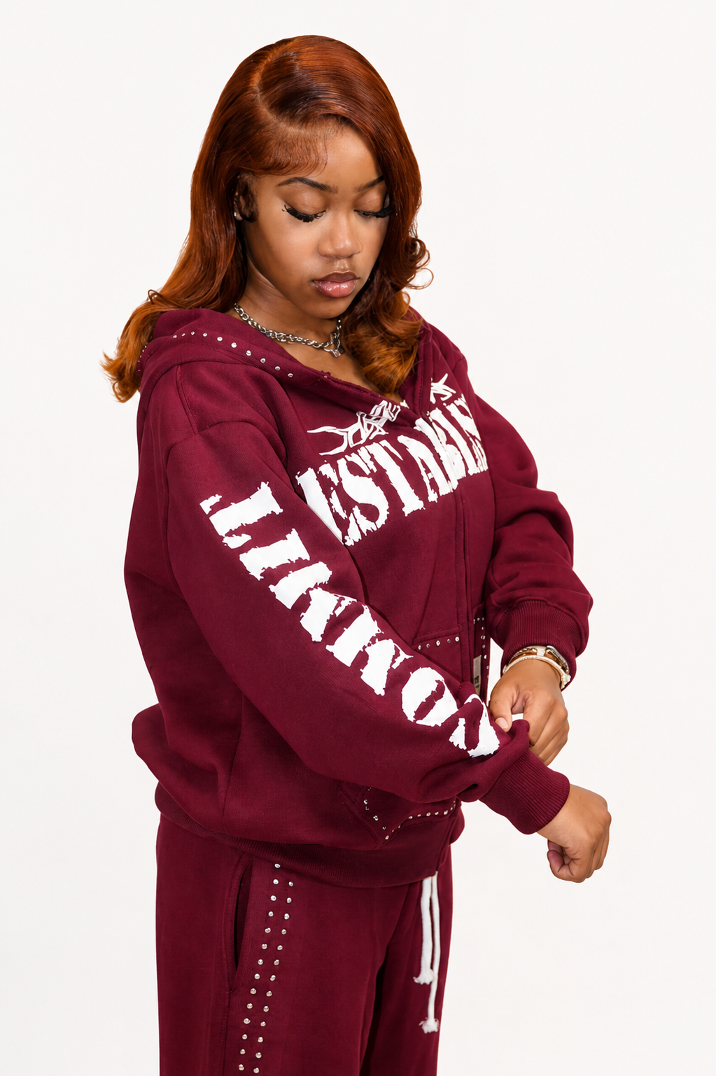 MAROON HOODIE