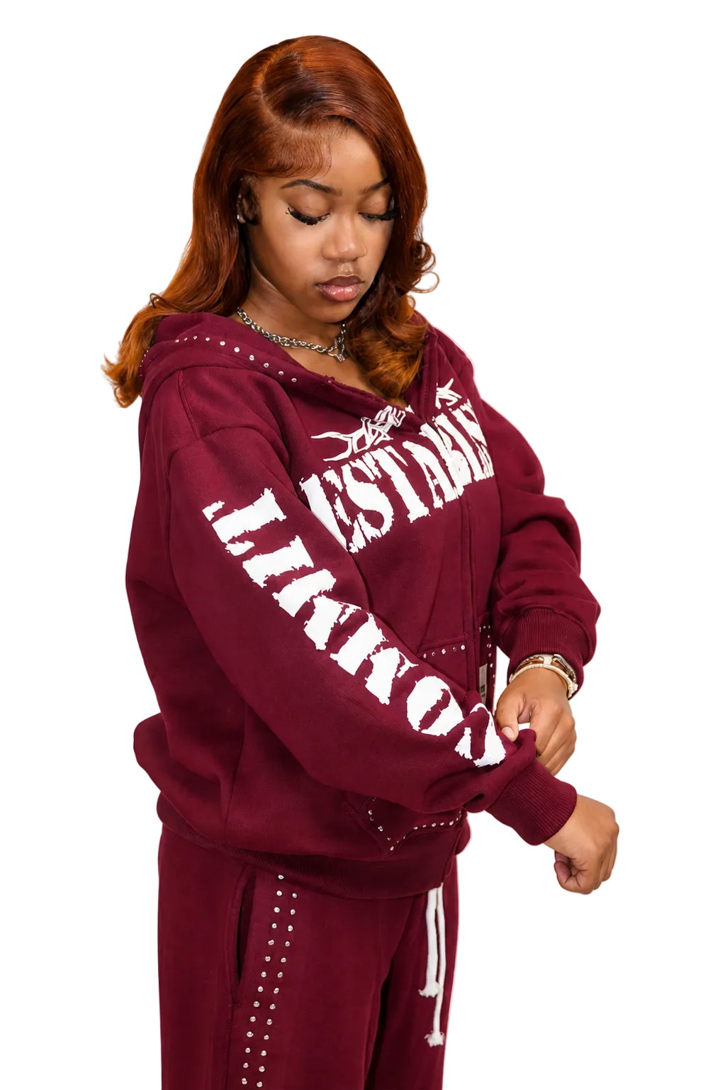MAROON HOODIE