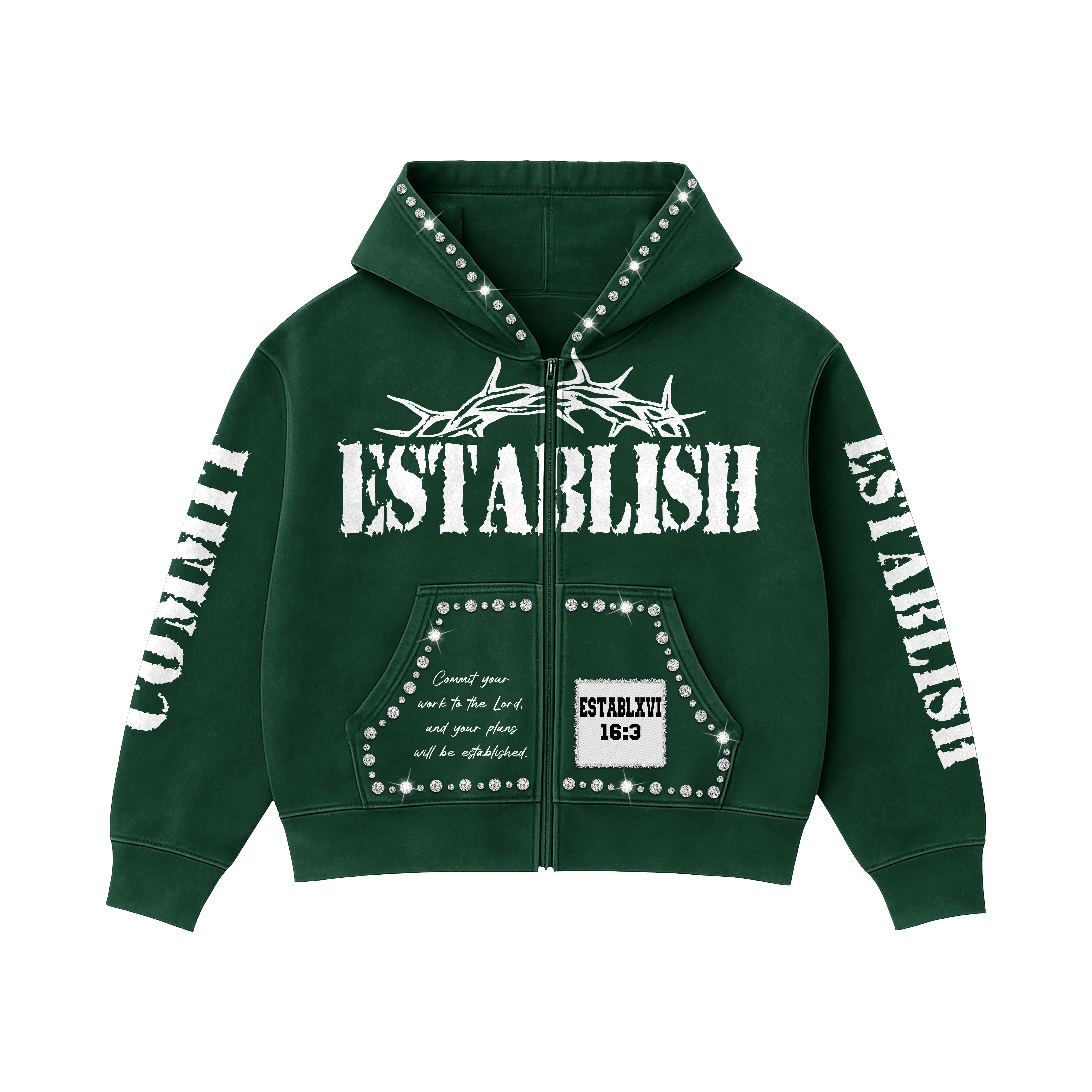 GREEN HOODIE