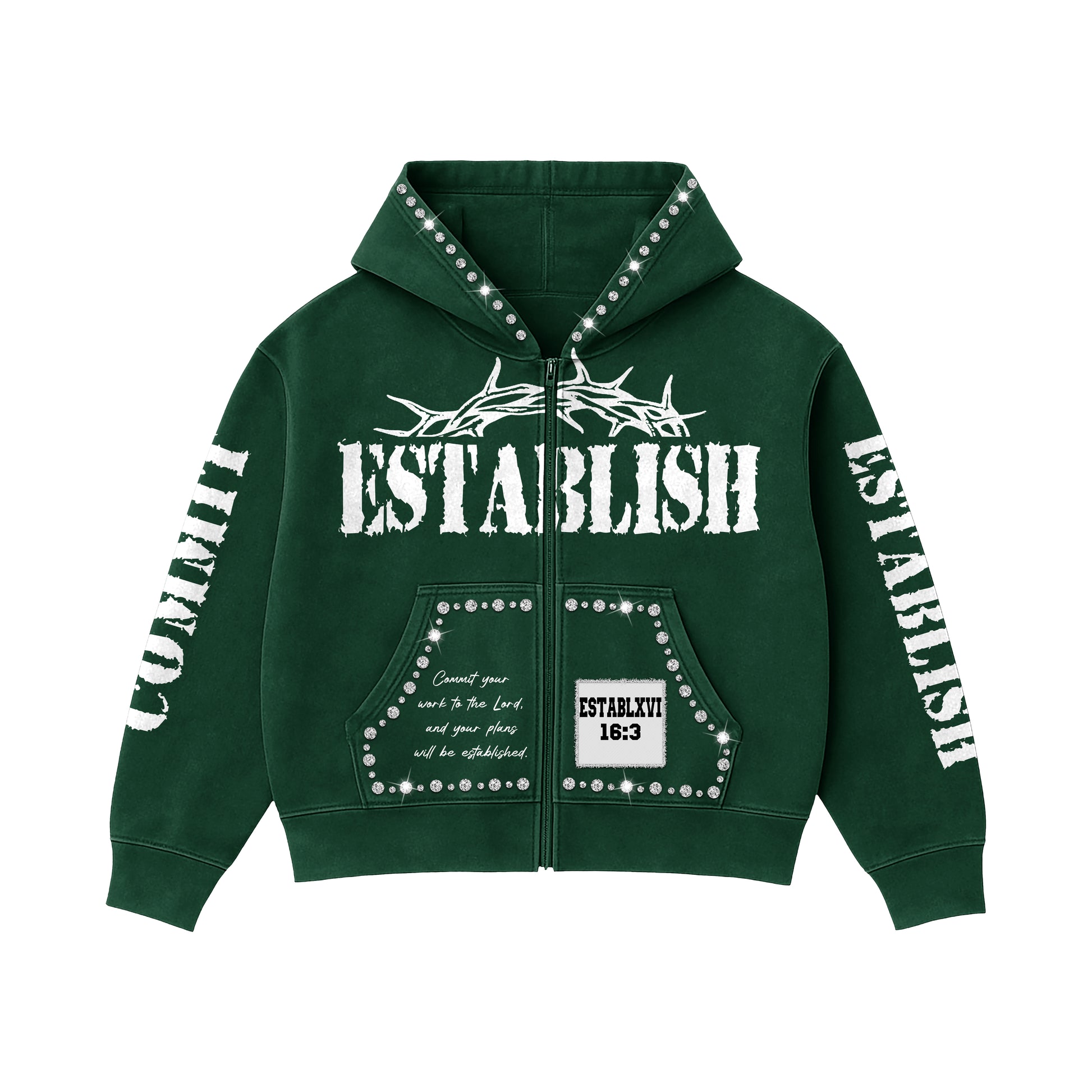 GREEN HOODIE