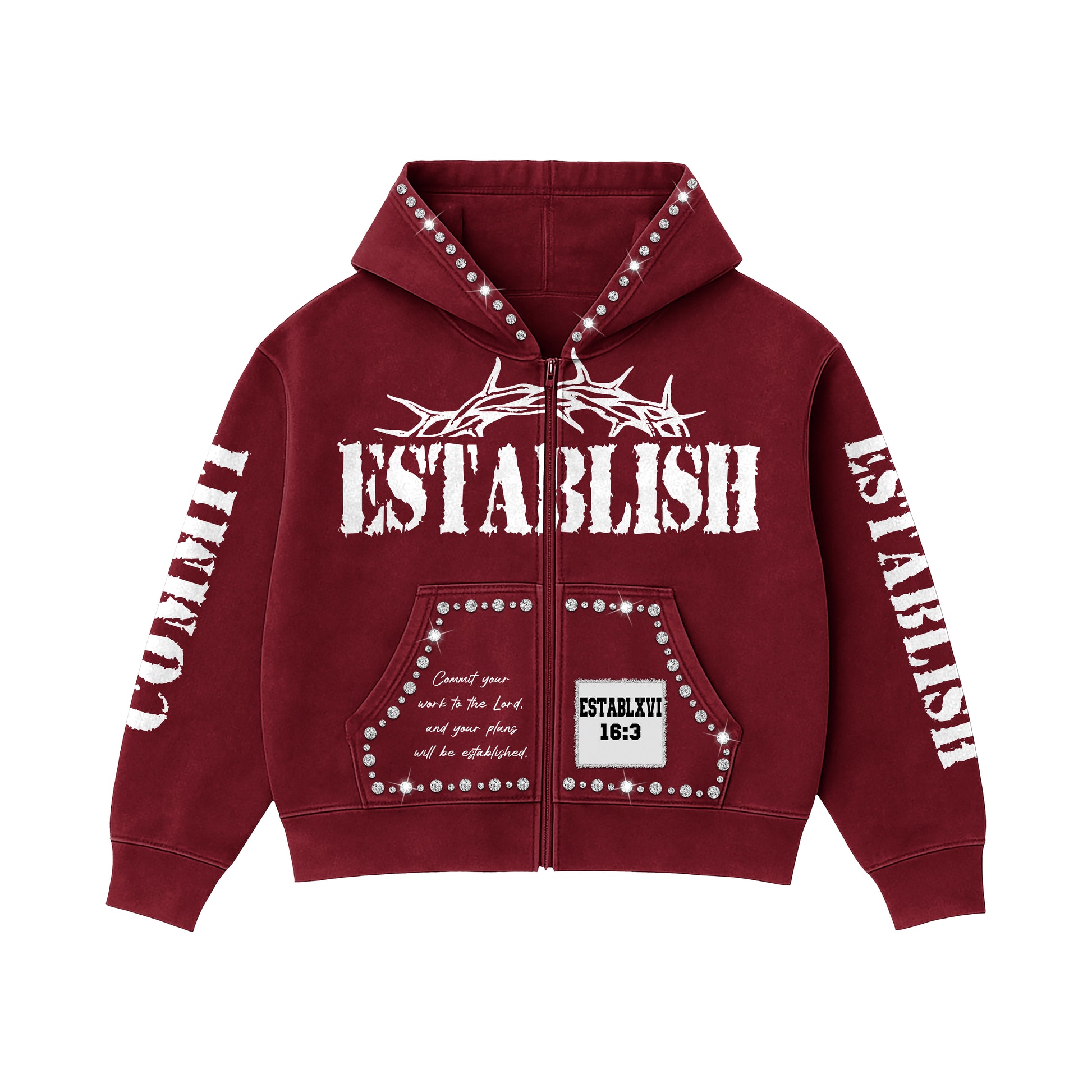 MAROON HOODIE